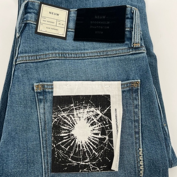 NWT NEUW Denim Ray Tapered Skinny Jeans Size 29 x 32 Men's - Picture 4 of 6